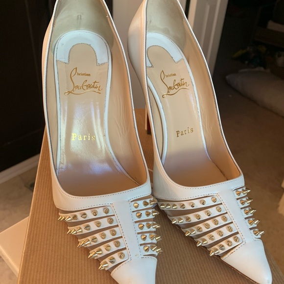 Authentic Christian Louboutin Bareta 100 size 37.5 - Picture 2 of 4